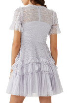 Valentine Ruffle Micro Mini Dress